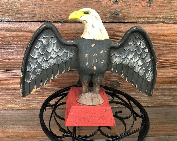 American Eagle Carving