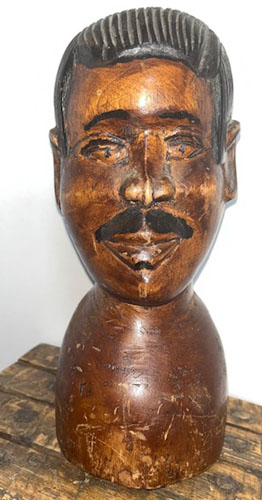 Carved Bust of a Man