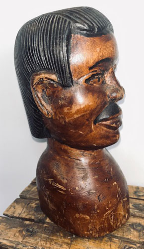 Carved Bust of a Man
