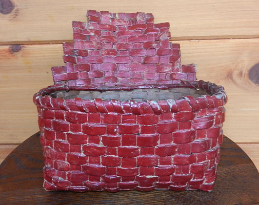 Red Wall Basket