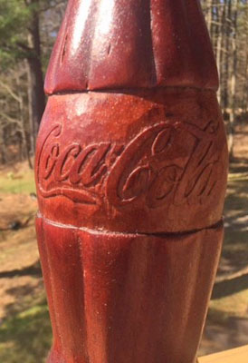 Carved Coke Bottle